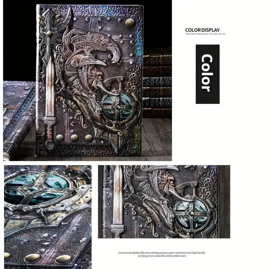 Vintage Embossed Leather Journal