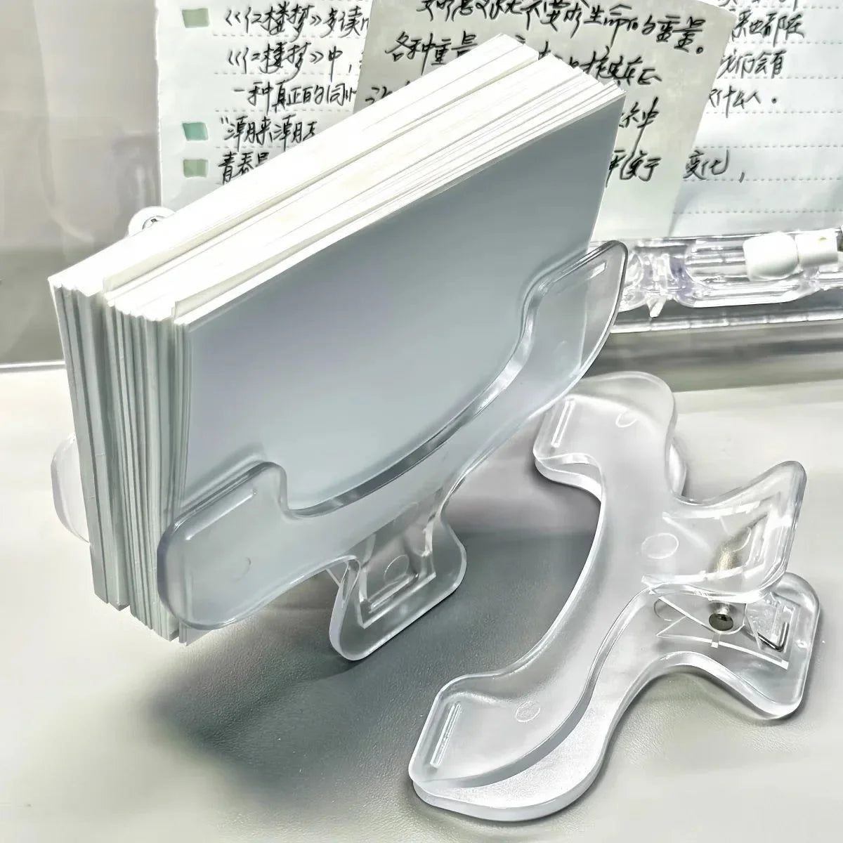 1pc Transparent Frosted Book