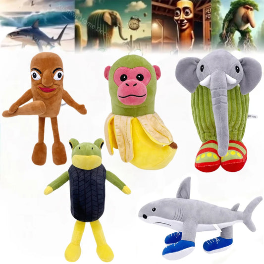 Tralalelo Tralala Plush Tungtungtung Italian Brainrot Al Tralalero Tralala