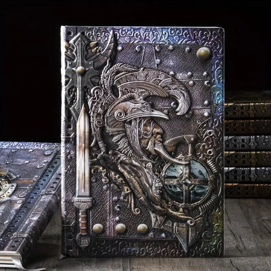 Vintage Embossed Leather Journal