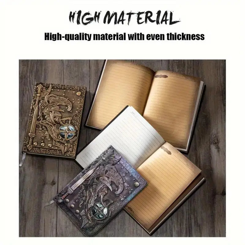 Vintage Embossed Leather Journal