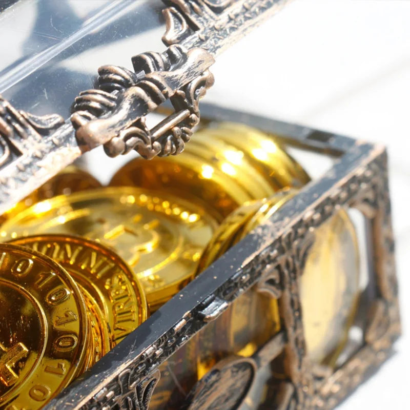 Plastic Transparent Pirate Treasure