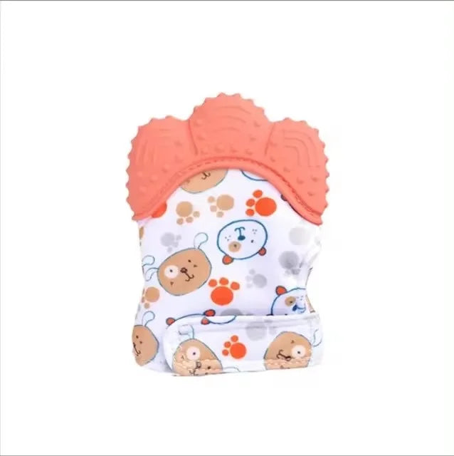 Newborn Teething Silicone Mittens Multi