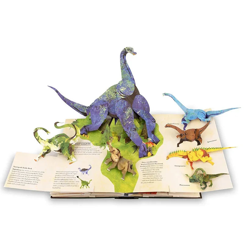 Funny 3D Pop-Up Dinosaur Book